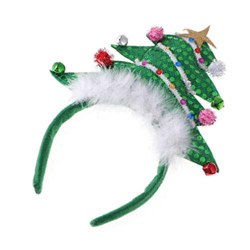 ABOOFAN 3st Weihnachtsstirnbänder Für Frauen Haarschmuck Für Damen Weihnachtsmütze Stirnband Weihnachtsbaum Haarband Weihnachtsstrumpf Stuffers Elfen-plüsch-stirnband Hut Fräulein Geschenk von ABOOFAN