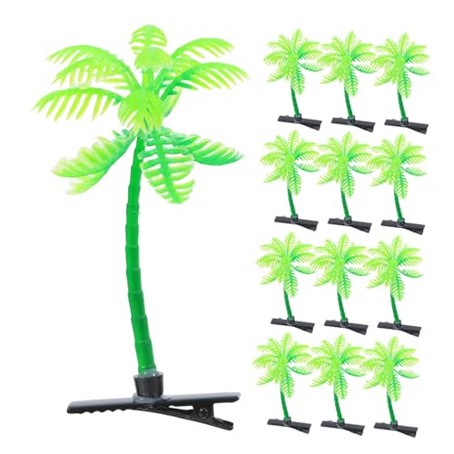 ABOOFAN 30stücke Haarschmuck in Kokosnussbaumform Für Frauen Und Mädchen Haarspangen Mit Strandmotiv Für Partys Und Alltag Kopfbedeckung Mit Kokosnussbaum-design von ABOOFAN