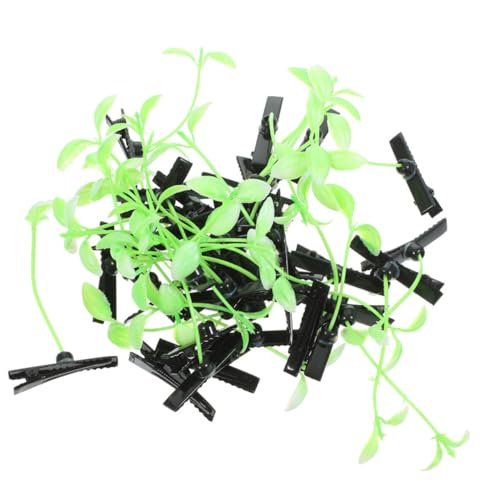 ABOOFAN 30stücke Haarspangen in Bohnensprossenform Grüne Pflanzen-haar-accessoires Für Frauen Und Junge Mädchen Leichter Und Kunststoffmix Für Partys Und Cosplay von ABOOFAN