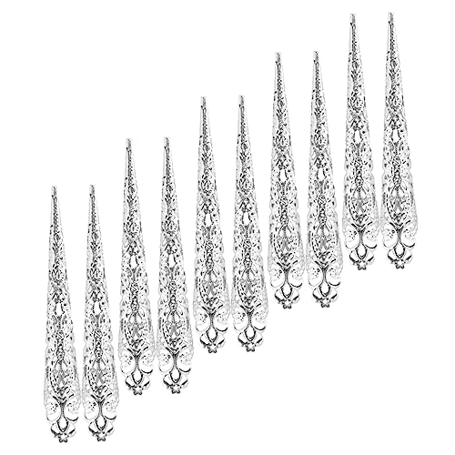 ABOOFAN 30 Stk Fingernagel-set Nagelring Fingerknöchelschützer Fingerklauenring Silber Fingernagel Ringe Hexenkostüm Für Damen Fingernagel Der Alten Königin Mann Mädchen Eisen Zubehör von ABOOFAN