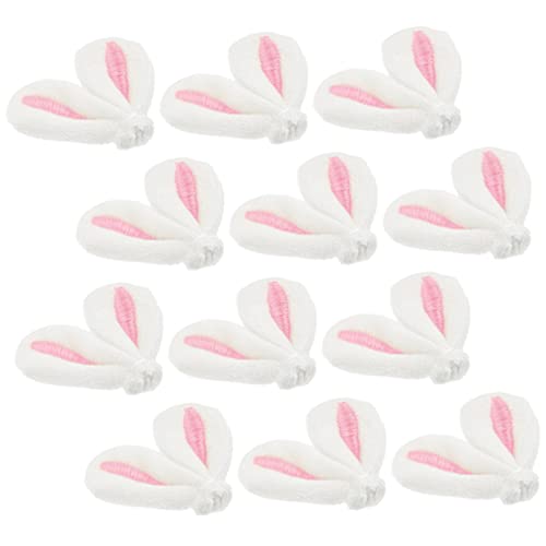 ABOOFAN 30stücke Stoff Hasenohren Haarclips Bastelmaterial Für Osterfest Kreative Haarschmuck-zubehör Für Erwachsene Zartem von ABOOFAN