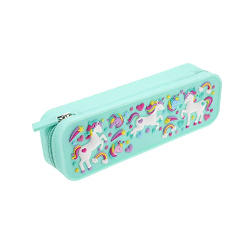 ABOOFAN 4 Stück Federmäppchen Einhorn Federmäppchen Für Die Schule Stifte Organizer Cartoon-bleistifthalter Weiches Federmäppchen Kawaii Federmäppchen Karikatur Büro Kieselgel Etui von ABOOFAN