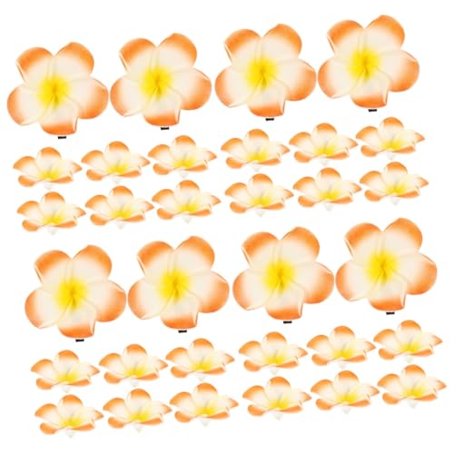 ABOOFAN 48 Stk Frangipani Haars pange Blumen-Haarspangen hawaiianischer Haarschmuck für Frauen Haarklammer Tiara Blumen für Haare Blumenhaarspangen für Frauen Hochzeit Kopfbedeckung reisen von ABOOFAN