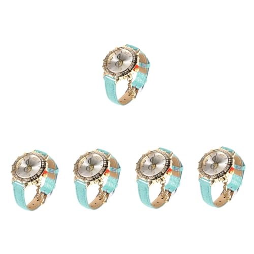 ABOOFAN 5-teilige Metall-damenuhr Freizeituhr Für Damen Mädchenuhr Modische Armbanduhr Für Den Alltag von ABOOFAN