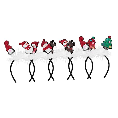 ABOOFAN 5st Stirnband Weihnachtsdekoration Haarschmuck Ältere Pu-board Flauschige von ABOOFAN