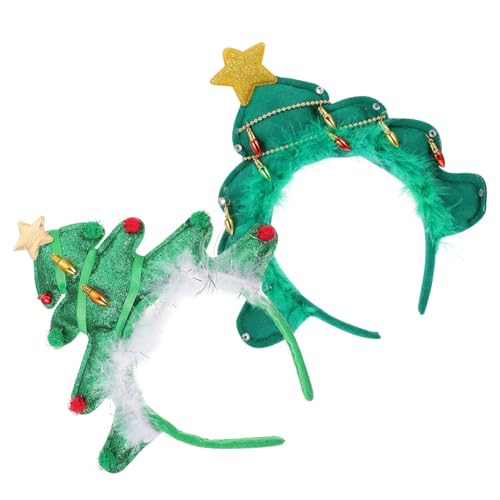 ABOOFAN 6 Stück Weihnachts-Stirnband Stern-Tiara Haarschmuck Kleider Für Weihnachtsdekoration Party-Stirnbänder Dekor Weihnachts-Stirnbänder Für Erwachsene Einzigartiger von ABOOFAN