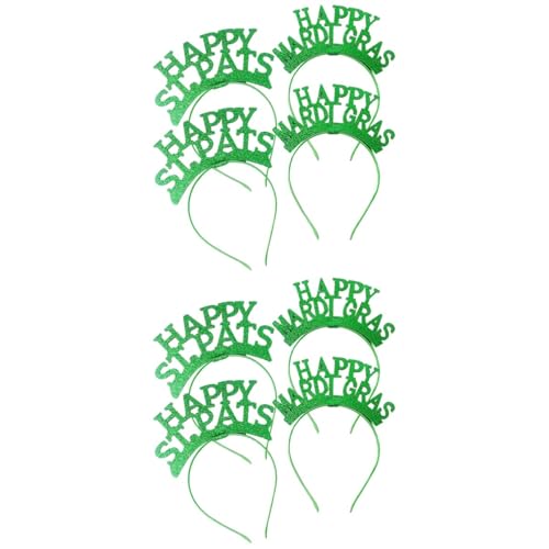 ABOOFAN 8 St Irischer Tag Stirnbänder St Patrick Stirnband Buchstaben Haarreifen St Patrick'S Day Haarreifen St Patrick'S Day Hut St Patrick'S Day Stirnband Irische Boppers von ABOOFAN