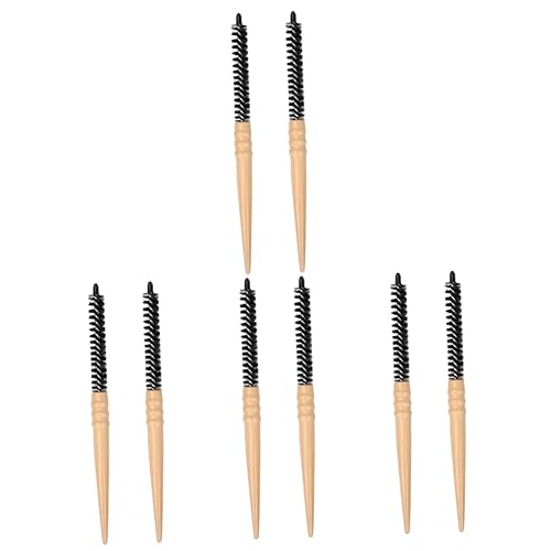 ABOOFAN 8 Stk Friseur Kleiner Rollenkamm Haarstyling-bürstenkamm Haarbürste Für Damen Volumengebende -haarbürste Rundbürste Aus Holz Runder Haarkamm Schmücken Fräulein Locken Protokoll von ABOOFAN