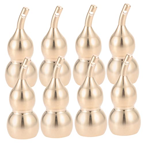 ABOOFAN 8 Stück Teiliges Messing Hohl Gourddesign mit Abnehmbarem Boden Glücksbringer Schmuckanhänger für DIY Basteln Bringt Wohlstand und als für Damen von ABOOFAN