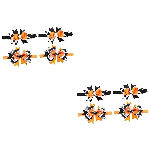 ABOOFAN 8 Stk Halloween-haarband Stirnband Knoten Kopftuch Für Kinder Halloween-kopfbedeckung Baby Mädchen Haarband Haarschmuck Für Bowknot-haarband Elastisch Schmücken Neugeboren Schleife von ABOOFAN