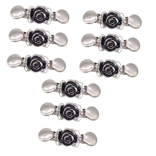 ABOOFAN 9 Stk Kleiderclips Zum Anpassen Mädchen Strickjacke Vintage-blusen Für Frauen Cardigan-clips Kleid Für Frauen Silbernes Hemd Silberbrosche Schalnadel Damen Die Blumen Schalschnalle von ABOOFAN