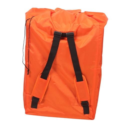 ABOOFAN Aufbewahrungstasche Reisen KOMMER Tasche Kinderwagen-Organizer-Tasche Sitzsack Torchecktasche Kinderwagentasche für Flugzeug Kinderwagenstasche Oxford-Stoff Orange von ABOOFAN