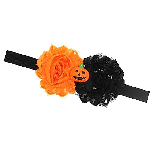 ABOOFAN Baby Mädchen Haarband Baby Mädchen Kopfschmuck Halloween Elastische Stirnbänder Kürbis Haarspangen Halloween-schädel-haarspange Neugeboren Blumen Europäisch Und Amerikanisch von ABOOFAN