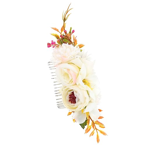 ABOOFAN Brautkamm hair accessories for girls hochzeitshaar schmuck Hochzeitshaarstifte Haarkamm französische haarspange Blumenmädchen Haarspange Haarschmuck Krawatte Wome von ABOOFAN