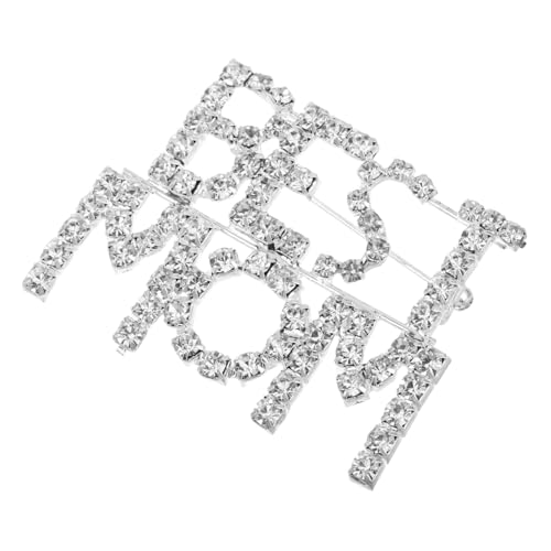 ABOOFAN Brosche zum Muttertag Mama Broschen für Frauen Brosche Schmuck Mutter Brosche weihnachtsgeschenk brosche Rucksackstift Brosche für Kleidung Broschennadel Legierung Silber von ABOOFAN