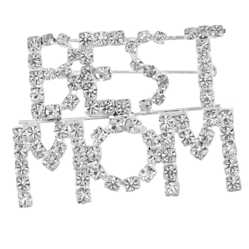 ABOOFAN Brosche zum Muttertag mutter schmuck Rucksackstift Brosche der Mutter Brosche Schmuck Strassbrosche Pin Mama Brosche für Kleidung Kleid Schmuck Legierung Silber von ABOOFAN