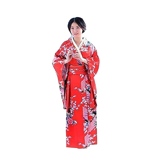 ABOOFAN Damen Bademantel Anzug für Damen Frauen-Kimono japanisches Outfit japanisches Gewand Kimono japanisch modischer Kimono Nachtwäsche Kimono japanischer bademantel kimono Kostüme Mode von ABOOFAN