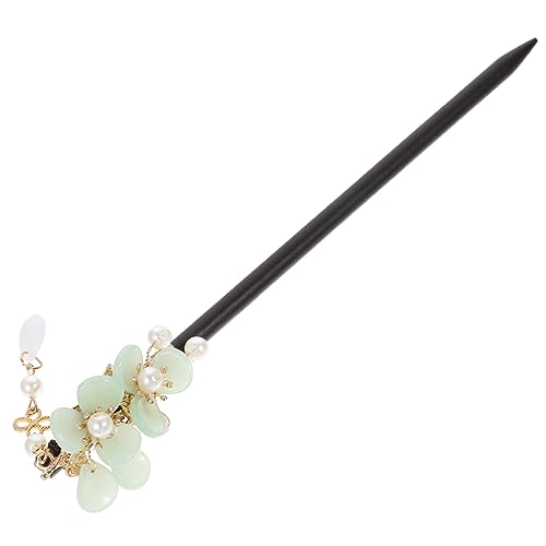 ABOOFAN Haarknotenstäbchen Essstäbchen Für Haarknoten Japanische Haarstäbchen Formelle Haaraccessoires Für Frauen Vintage Haarstäbchen Retro-haarstäbchen Werkzeug Cheongsam Damen Jade von ABOOFAN