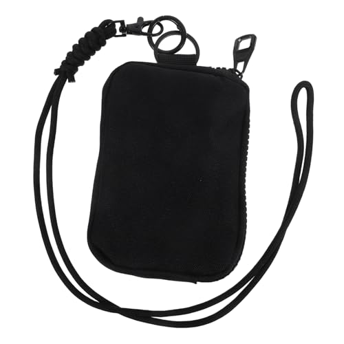 ABOOFAN Kleine Tragbare Münzbörse mit Lanyard Multifunktionale Outdoor Tasche für Schlüssel Karten und Kopfhörer Leicht und Strapazierfähig für Reisen und Sport von ABOOFAN
