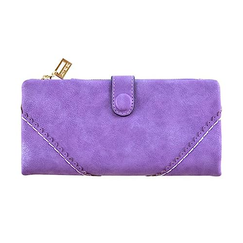 ABOOFAN Brieftasche Damen Brieftasche Schnalle Fräulein Spitze Violett von ABOOFAN