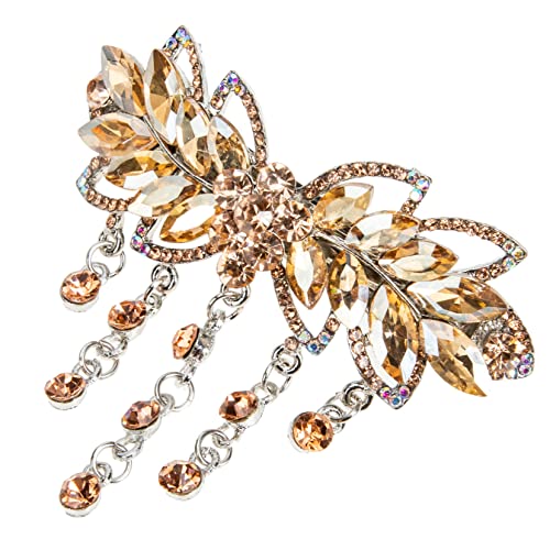 ABOOFAN Haarnadel Hochzeits-Haarspange Haarspangen Für Frauen Frühlings-Haarspange Pferdeschwanzhalter Haarspangen Strass-Haarspange Damen-Haarspangen Miss-Strass-Schmuck von ABOOFAN