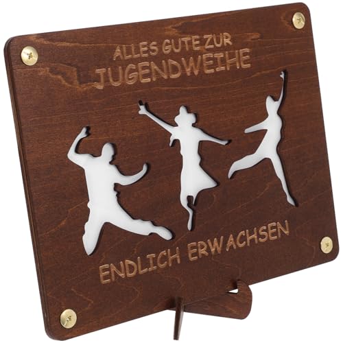 ABOOFAN Holzgeldbehälter Für Abschlussfeiern Praktischer Geldbeutel Aus Holz Langlebiger Bargeldhalter Rechteckige Form Platzsparend Für Schreibtische von ABOOFAN
