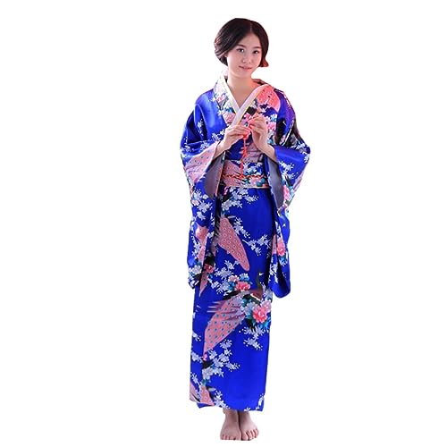 ABOOFAN Japanische Kimonos für Frauen Damengewänder japanische Kleidung Geisha-Kostüm für Frauen japanisches Gewand traditioneller Kimono Nachtwäsche Kimono japanischer bademantel kimono von ABOOFAN