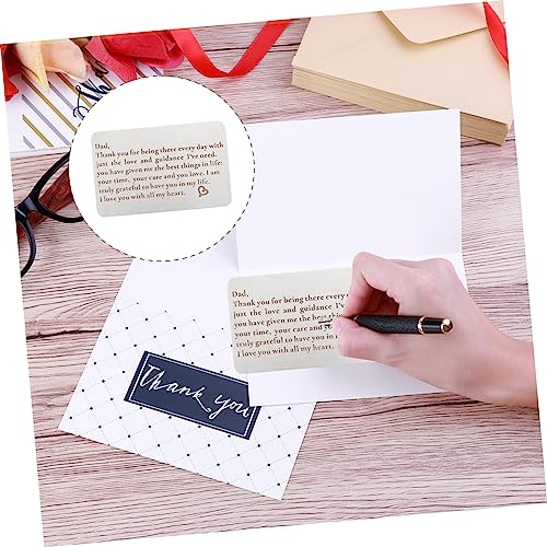 ABOOFAN Kartenhalter Wallet Insert Karte Metallgravur für Vater Robust Korrosionsbeständig Glänzend Vielseitig Verwendbar zum Vatertag und von ABOOFAN