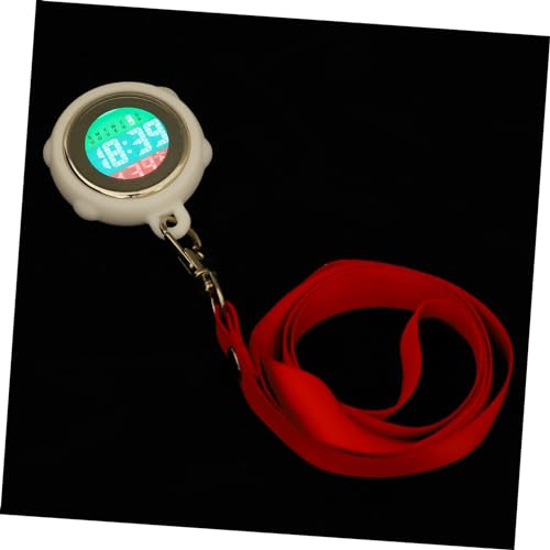 ABOOFAN Krankenschwester Taschenuhr Mit Schlüsselanhänger Design Digitale Hängende Uhr Aus Langlebigem Material Pflegeuhr Für Ärzte Und Sanitäter Großes Ziffernblatt Für Einfaches von ABOOFAN