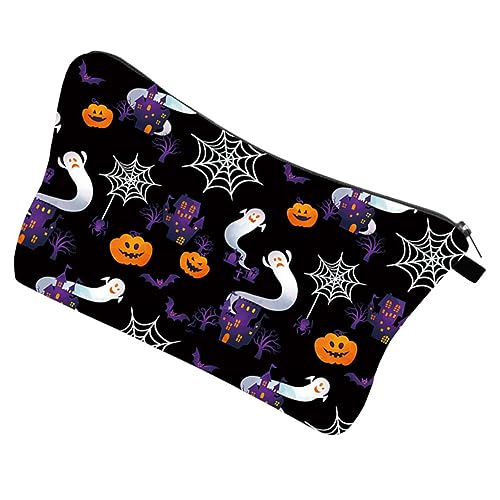 ABOOFAN Kürbis-geldbörse Kulturbeutel Kosmetiktaschen Make-up-aufbewahrungskoffer Geldbörse Portemonnaie Wechseln Make-up-behälter Makeup Tasche Toilettenartikel Polyester Reisen Halloween von ABOOFAN