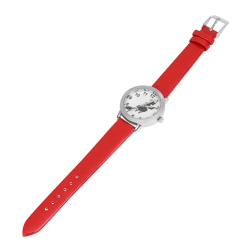 ABOOFAN -Leuchtzeiger-Quarzuhr Hexenmuster Armbanduhr für Mädchen kinderuhren Armbanduhr Kinder Halloween-Hexemusteruhr Geschenkuhr für Kinder Anschauen die Schüler Legierung von ABOOFAN