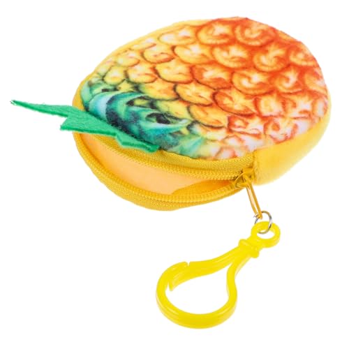 ABOOFAN Geldbörse unscharfe Headset-Tasche Cartoon-Tasche Plüsch-Ananas-Tasche Mini Ananas-Brötchen von ABOOFAN