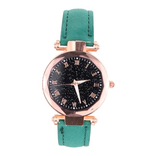 ABOOFAN Damenuhr Freizeituhr Für Frauen Mädchen-Armbanduhr Verstellbares Lederarmband Glas Edelstahl Uhr Armbanduhr Für Damen von ABOOFAN