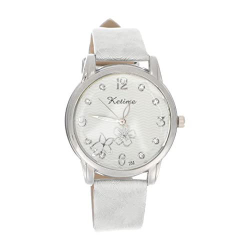 ABOOFAN Damen Armbanduhr Im Minimalistischen Stil Frauenquarzuhr Mit Lederarmband Für Alltag Und Büro Freizeit-Armbanduhr Für Schüler Und Berufstätige von ABOOFAN