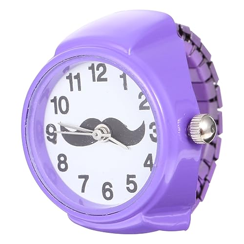 ABOOFAN Fingerring Glitzerring Uhr Ringuhr Dekorativer Fingerring Uhrenringe Glänzender Glitzerringuhr Uhrendekor Fingeruhr Dekorative Fingeruhr von ABOOFAN