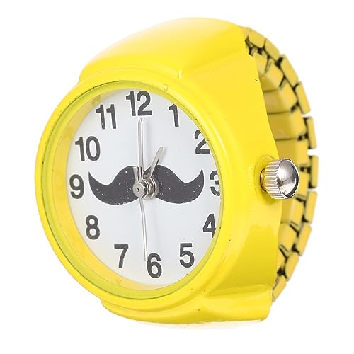 ABOOFAN Ringuhr dekorativer Fingerkreis Uhrenringe für Damen Grosse Zahlen elastisches Armband männer Moderinge modische Fingeruhr elastische Uhr Mädchen Anschauen Sportring Korb von ABOOFAN