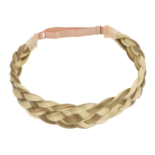 ABOOFAN Stirnband elegant haarband haarreife kopfhoerer hairband the good elastischer guertel zwillengummi Schön mädch Böhmen Kopfbedeckung flechten Perücke Damen Hochtemperaturdraht von ABOOFAN