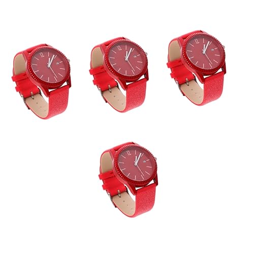 ABOOFAN 4 Stücke Damen Uhr Stilvolle Quarz Uhr Armband Modische Armbanduhr Für Frauen von ABOOFAN