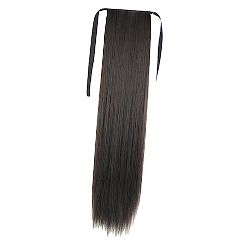 ABOOFAN Lange Glatte Haarperücke Für Damen Perücken Hochtemperaturdraht Schnur Haarschmuck von ABOOFAN