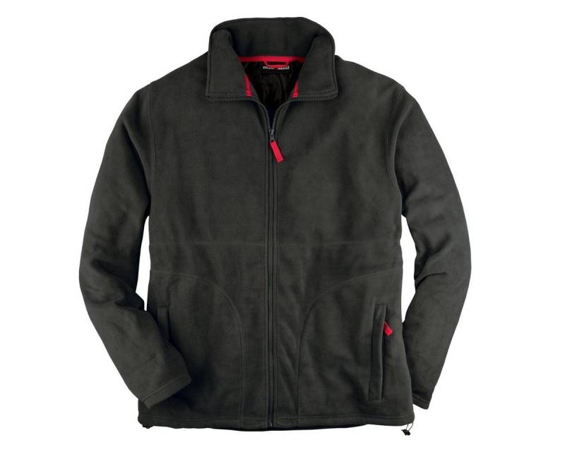 marc & mark Fleecejacke Marc&Mark by Abraxas Fleecejacke Übergöße schwarz von marc & mark