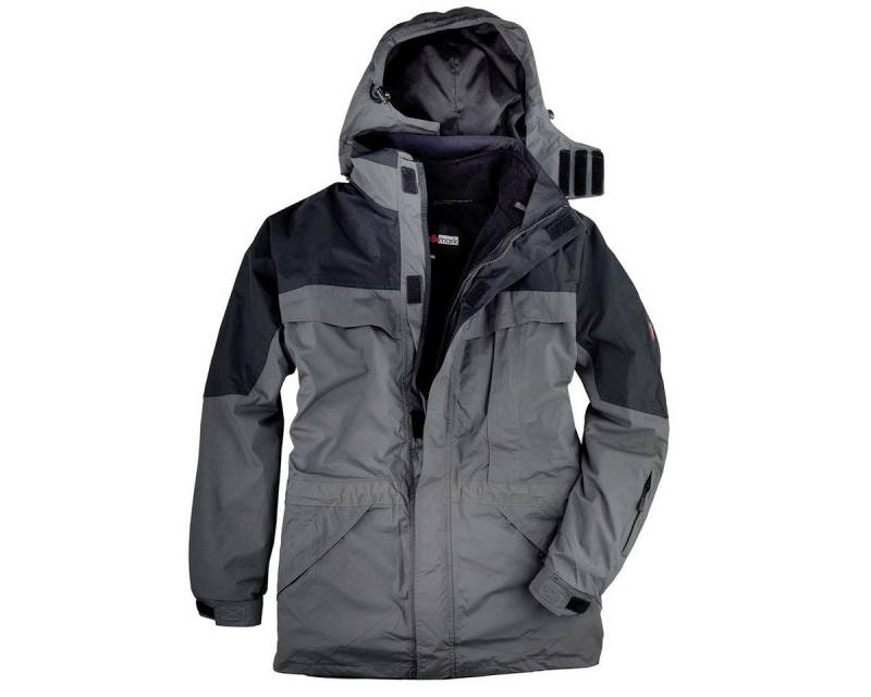 marc & mark Funktionsjacke Marc&Mark 3-in-1 Funktionsjacke XXL anthrazit-schwarz von marc & mark