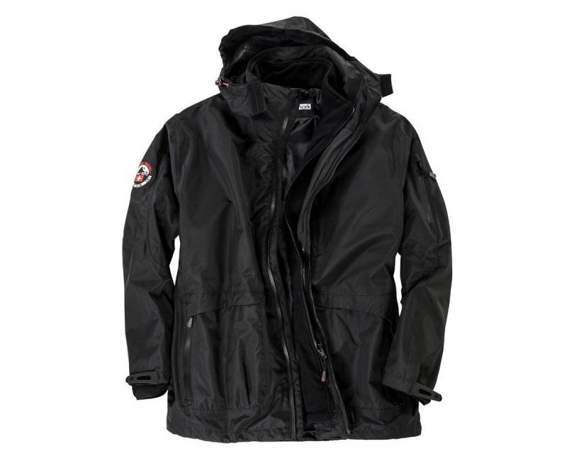 marc & mark Funktionsjacke Marc&Mark 3-in-1 Funktionsjacke Übergröße schwarz von marc & mark