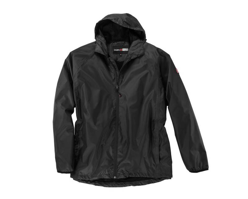 marc & mark Regenjacke Marc & Mark leichte Regenjacke Übergröße schwarz von marc & mark
