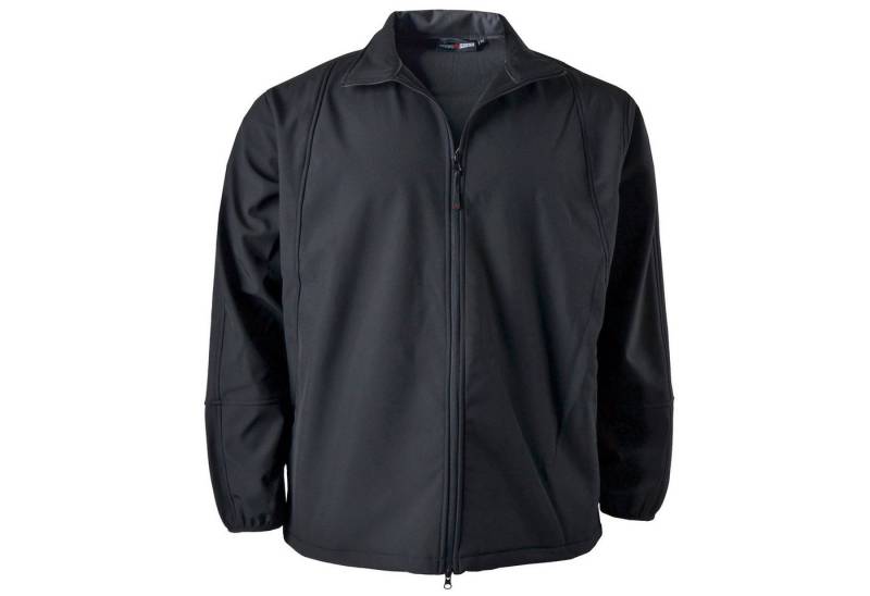 marc & mark Softshelljacke Marc & Mark Softshelljacke Übergröße schwarz von marc & mark