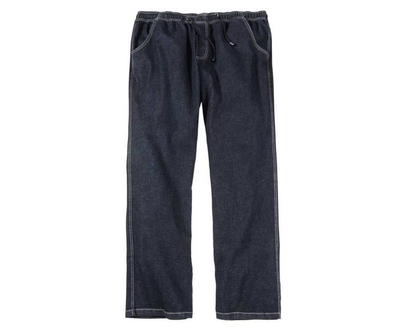 ABRAXAS Stretch-Jeans Abraxas Schlupf-Stretchjeans dunkelblau Übergröße von ABRAXAS