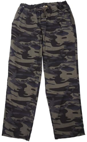 Abraxas Übergrößen Schicke Jogging-Jeans Schlupf-Jeans Gummibund bequem Camouflage 8XL von Abraxas