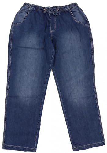 Abraxas Übergrößen Schicke Jogging-Jeans Schlupf-Jeans Gummibund bequem Stonewash 3XL von Abraxas