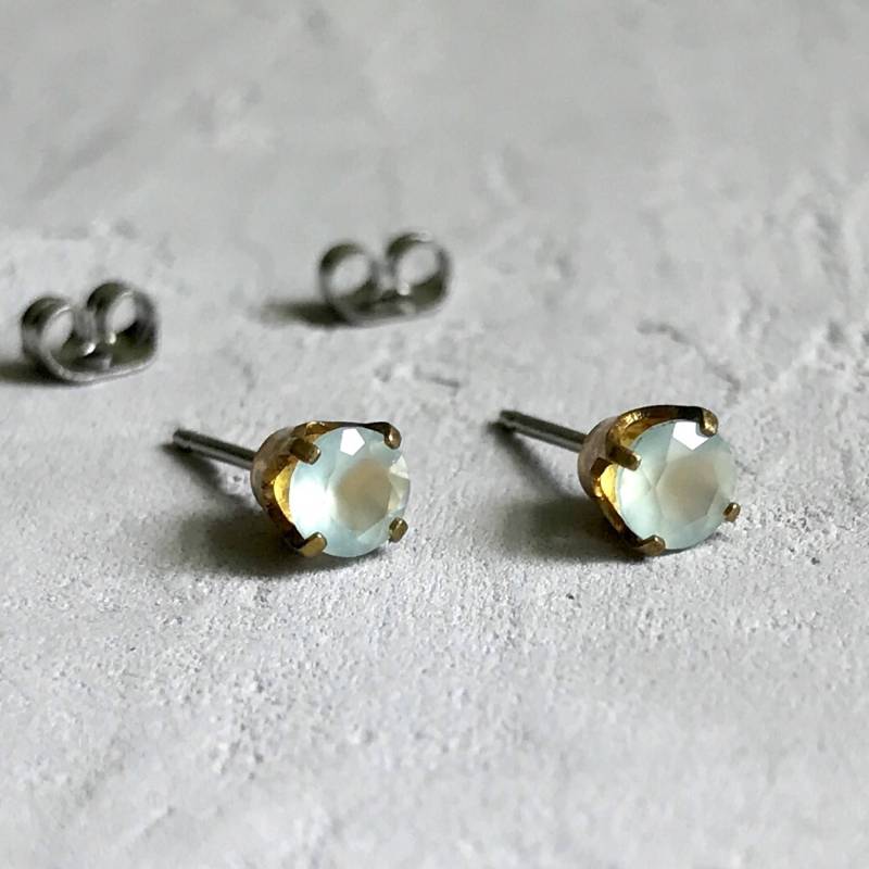 Aqua Chalcedon & Gold Ohrstecker Aqua Chalcedon & Gold Ohrstecker von ABRIDGMENT