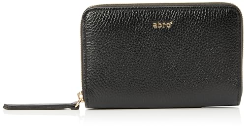 ABRO Damen Geldbörse Reisezubehör-Reisebrieftasche, Schwarz/Gold von ABRO