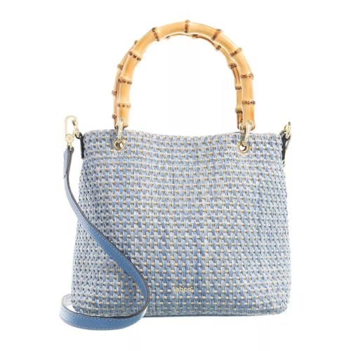 ABRO Shopper Melissa Bamboo Small Dreamblue S Damen, Blau, Retro von ABRO